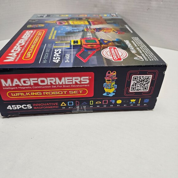 Magformers Magnetic Construction 3D Brain Development Walking Robot Hi Tech Set - Picture 7 of 13